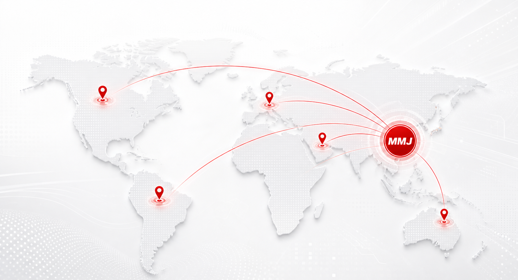 MMJ global partnership map